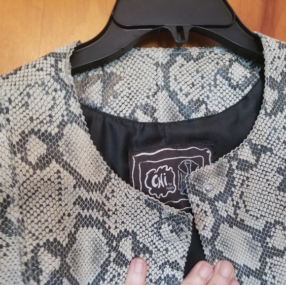 Leather Snake Jacket - Picture 6 of 6